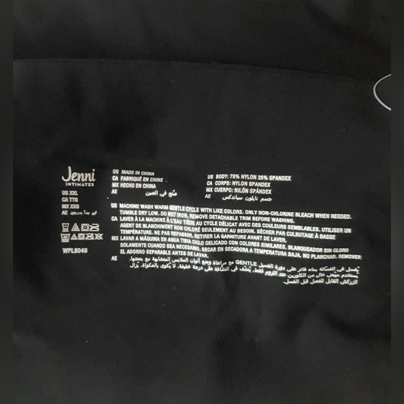 Jenni Black No Show Bandeau Bralette Size XXL - Picture 13 of 16